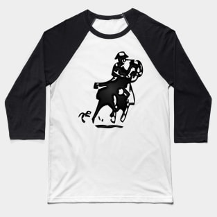 Western Era - Cowboy on Horseback 5 Baseball T-Shirt